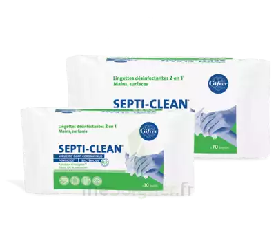 Septi-clean Lingette DÉsinfectante Paquet/70 à Espaly-Saint-Marcel